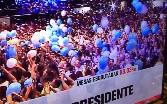 Mauricio Macri será el presidente con mayor cantidad de votos desde 1983